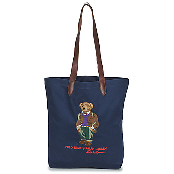 Borse Tote bag / Borsa shopping Polo Ralph Lauren TOTE-TOTE-MEDIUM Marine / Verde bottiglia / Navy / Bear