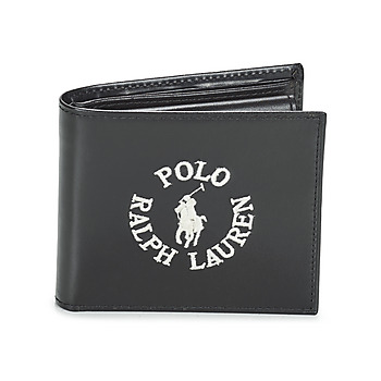 Borse Portafogli Polo Ralph Lauren BLFLD W/COIN-WALLET-MEDIUM Nero / Black-multi / Pony