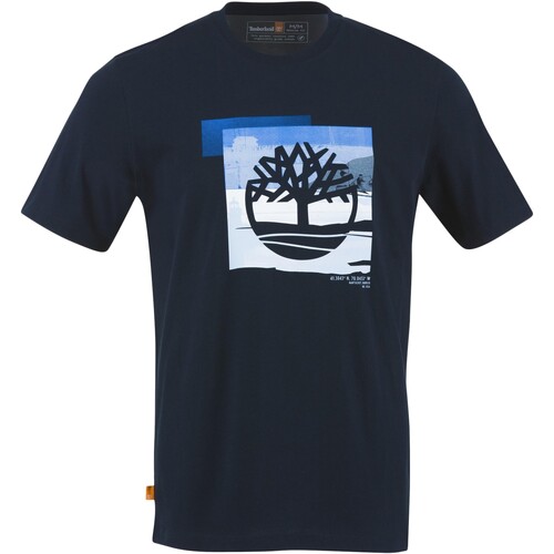 Abbigliamento Uomo T-shirt maniche corte Timberland 213102 Blu