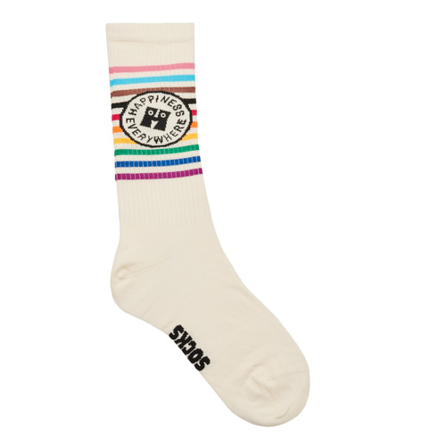 Accessori Calzini alti Happy socks PRIDE HAPPINESS Bianco