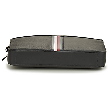 Tommy Hilfiger TH COATED CANVAS COMPUTER BAG Nero