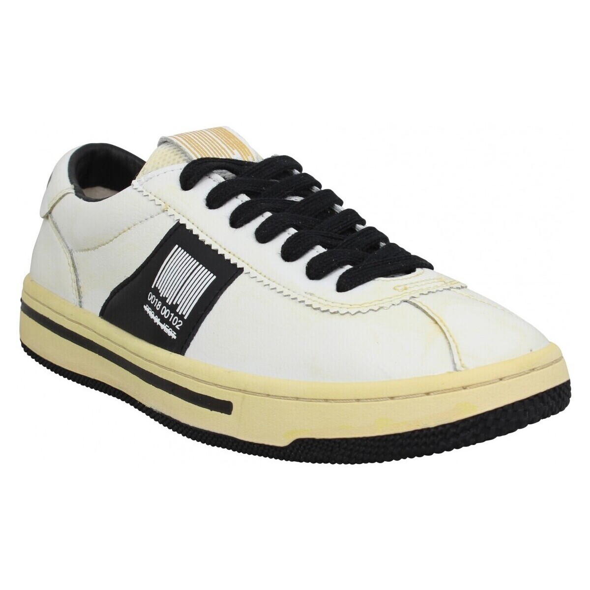 Scarpe Donna Sneakers Pro 01 Ject P5lw Cuir Femme Blanc Noir Bianco