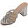 Scarpe Donna Sandali Malu Shoes Sandalo donna in vernice argento gioiello argento sabot mule ap Multicolore