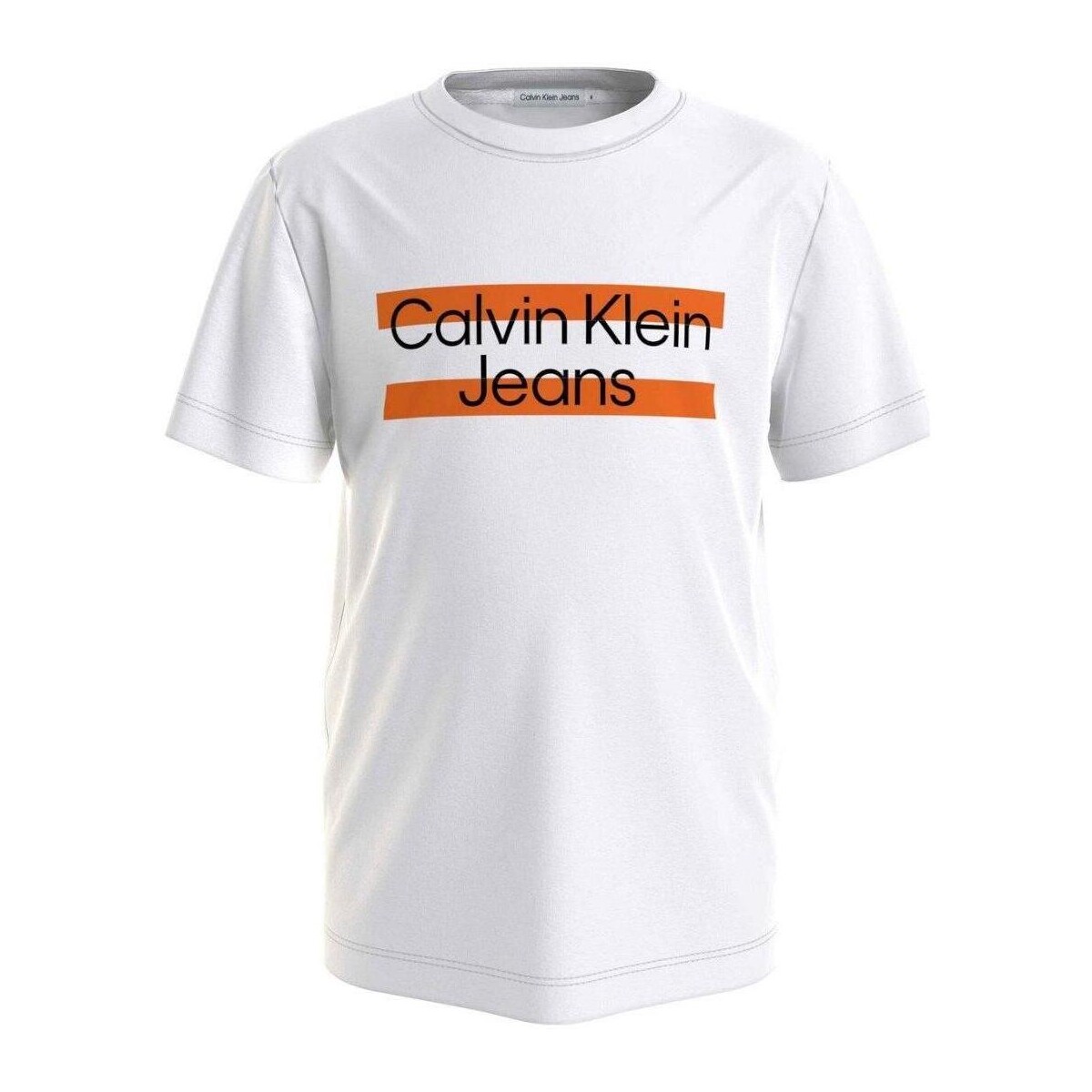 Abbigliamento Bambino T-shirt maniche corte Calvin Klein Jeans  Bianco