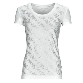 Abbigliamento Donna T-shirt maniche corte Guess SS VN 4G ALLOVER TEE Bianco