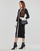 Abbigliamento Donna Abiti lunghi Karl Lagerfeld LSLV POLO DRESS Nero / Bianco