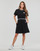 Abbigliamento Donna Abiti corti Karl Lagerfeld IKONIK 2.0 T-SHIRT DRESS Nero