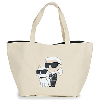 Borse Donna Tote bag / Borsa shopping Karl Lagerfeld K/IKONIK 2.0 K&C CANV SHOPPER Ecru