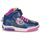 Scarpe Bambina Sneakers alte Geox J INEK GIRL B Marine / Rosa