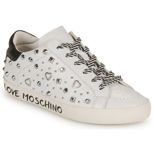 Scarpe Donna Sneakers basse Love Moschino FREE LOVE Bianco