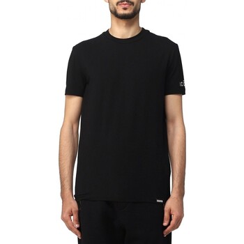 Abbigliamento Uomo T-shirt & Polo Dsquared T-Shirt Girocollo Con Logo Icon Nero