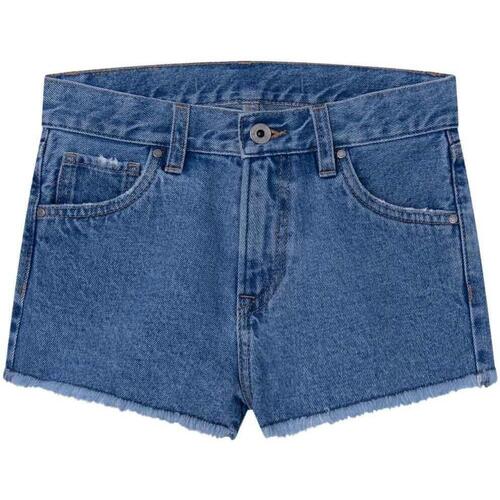 Abbigliamento Bambina Shorts / Bermuda Pepe jeans  Blu