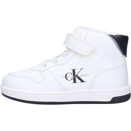 Scarpe Unisex bambino Sneakers Calvin Klein Jeans V1X9-80330 Bianco