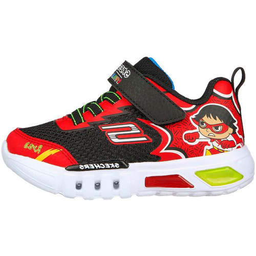 Scarpe Unisex bambino Sneakers Skechers 406043N RDBK Nero