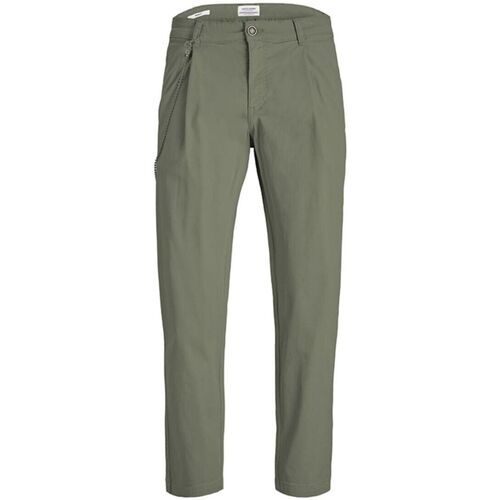 Abbigliamento Uomo Pantaloni Jack & Jones 12229582 BILL FREFFIE-DEEP LICHEN GREEN Verde