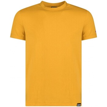 Abbigliamento Uomo T-shirt & Polo Dsquared T-Shirt Logo Girocollo Giallo