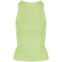 Abbigliamento Donna Top / T-shirt senza maniche Bomboogie TOP TW7934 Verde