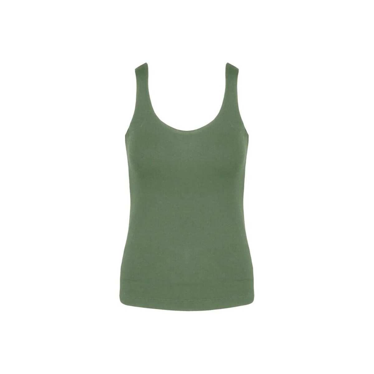 Abbigliamento Donna Top / T-shirt senza maniche Bomboogie TOP TW7933 Verde
