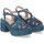 Scarpe Donna Sandali Il Laccio sandalo 5014 camoscio blu Blu