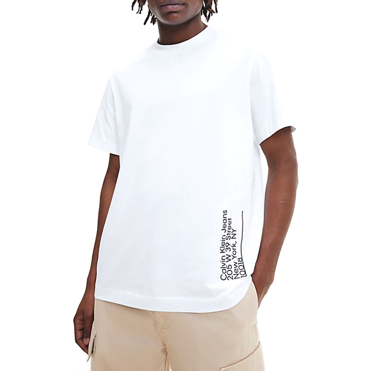 Abbigliamento Uomo T-shirt maniche corte Calvin Klein Jeans J30J322613-YAF Bianco