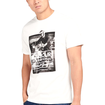 Abbigliamento Uomo T-shirt maniche corte Barbour MTS1136-WH32 Bianco