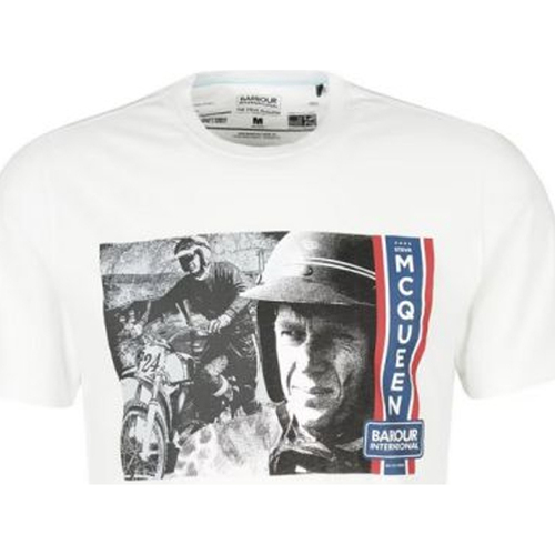 Abbigliamento Uomo T-shirt maniche corte Barbour MTS1137-WH32 Bianco