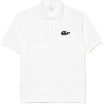 Abbigliamento Uomo T-shirt & Polo Lacoste Unisex Loose Fit Polo - Blanc Bianco