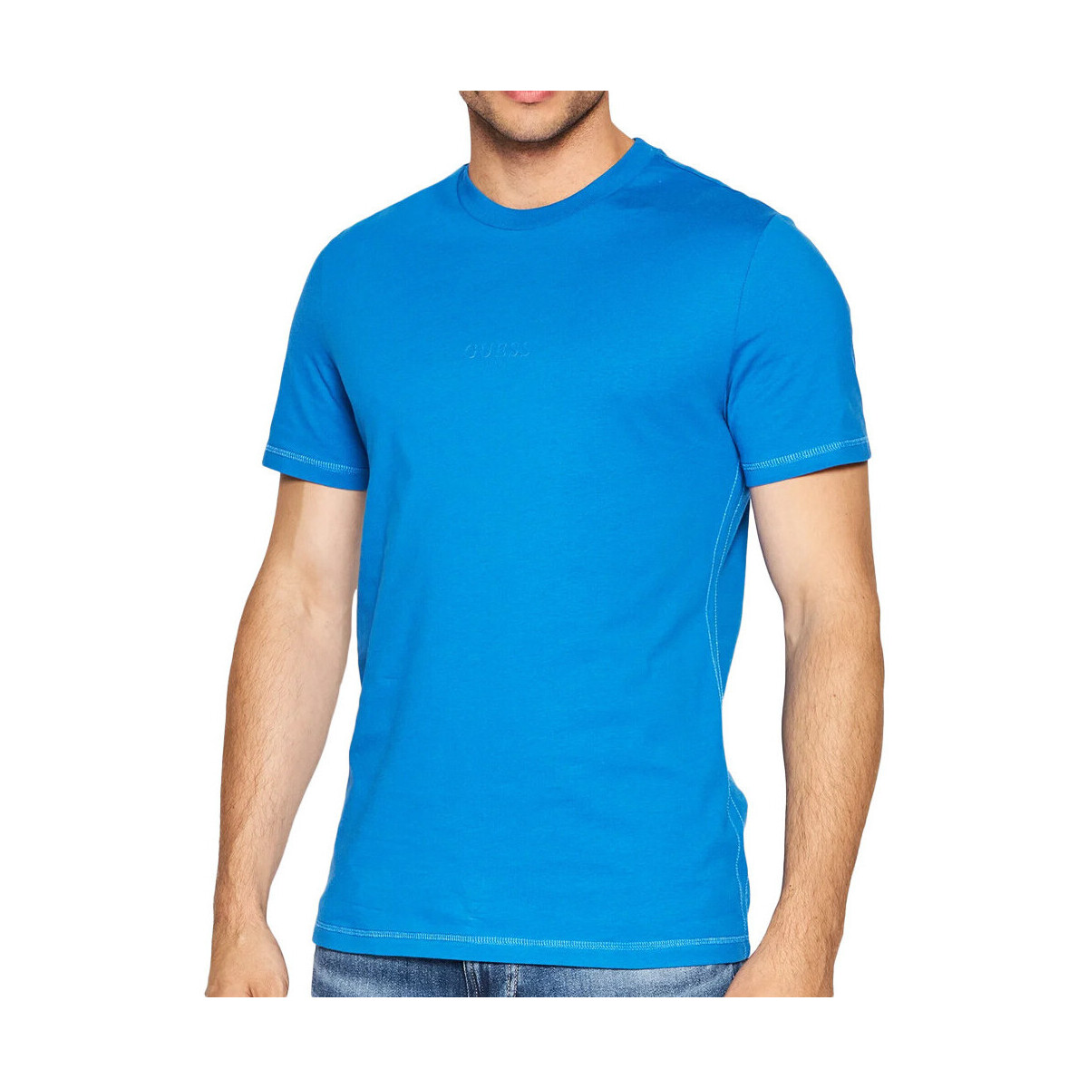 Abbigliamento Uomo T-shirt & Polo Guess G-M2YI72I3Z11 Blu