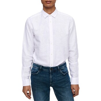 Abbigliamento Uomo Camicie maniche lunghe Only & Sons  22012321 Bianco