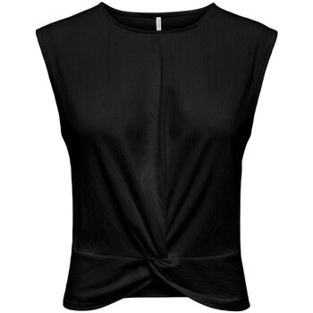 Abbigliamento Donna Top / T-shirt senza maniche Only 15289712 ELISA-BLACK Nero