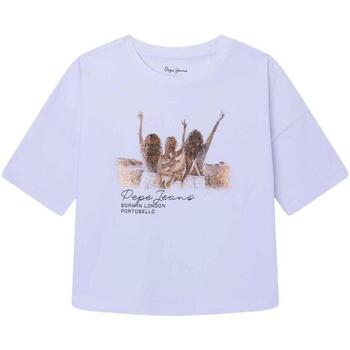 Abbigliamento Bambina T-shirt & Polo Pepe jeans  Bianco