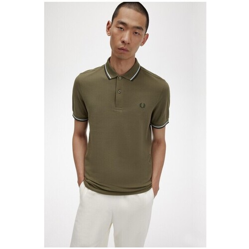 Abbigliamento Uomo T-shirt & Polo Fred Perry -  POLO PROFILI 2 COLORI Verde