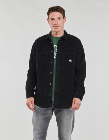 Tommy Jeans TJM CASUAL CORDUROY OVERSHIRT Nero