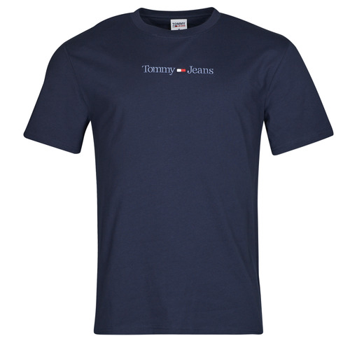 Abbigliamento Uomo T-shirt maniche corte Tommy Jeans TJM CLSC SMALL TEXT TEE Marine