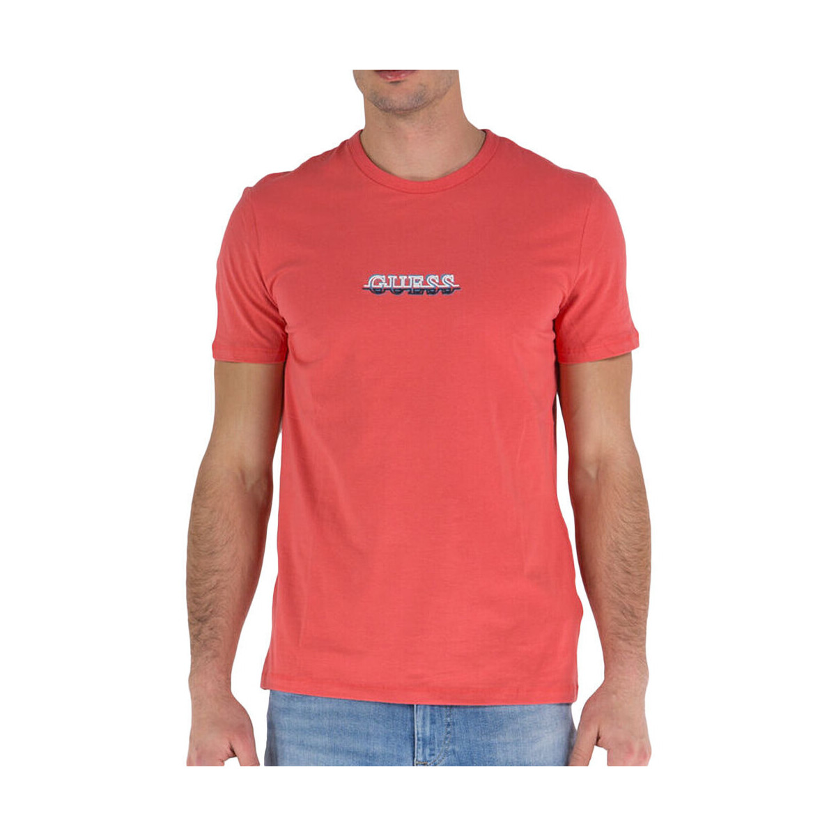 Abbigliamento Uomo T-shirt & Polo Guess G-M3RI11J1314 Rosso