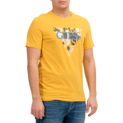 Abbigliamento Uomo T-shirt & Polo Guess G-M3RI12J1314 Giallo