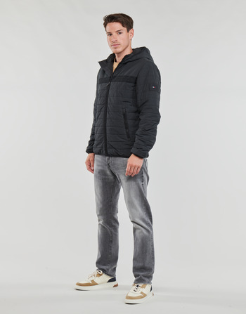 Tommy Hilfiger GMD PADDED HOODED JACKET Nero