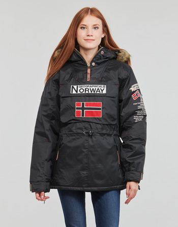 Abbigliamento Donna Parka Geographical Norway BOOMERA Nero