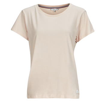 Abbigliamento Donna T-shirt maniche corte Tommy Hilfiger SHORT SLEEVE T-SHIRT Beige