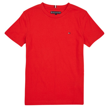 Abbigliamento Bambino T-shirt maniche corte Tommy Hilfiger ESSENTIAL COTTON TEE S/S Rosso