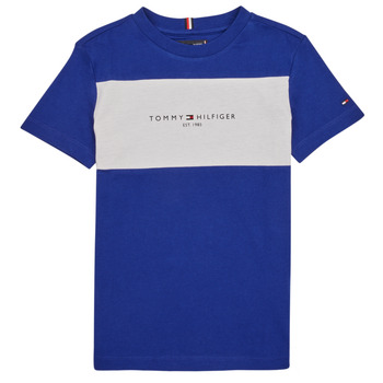 Abbigliamento Bambino T-shirt maniche corte Tommy Hilfiger ESSENTIAL COLORBLOCK TEE S/S Marine