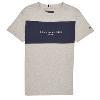 Abbigliamento Bambino T-shirt maniche corte Tommy Hilfiger ESSENTIAL COLORBLOCK TEE S/S Grigio