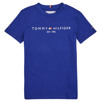 Abbigliamento Unisex bambino T-shirt maniche corte Tommy Hilfiger ESTABLISHED LOGO Blu