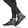 Scarpe Donna Sneakers alte Versace Jeans Couture 75VA3SJ9 Nero / Stampato