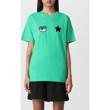 Abbigliamento Donna T-shirt & Polo Chiara Ferragni 74CBHT08CJT00 144 Verde