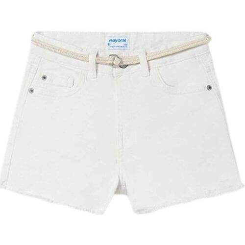 Abbigliamento Bambina Shorts / Bermuda Mayoral  Bianco