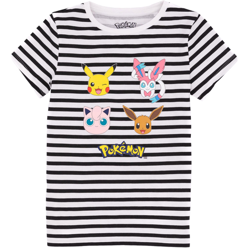 Abbigliamento Bambina T-shirts a maniche lunghe Pokemon NS6778 Nero