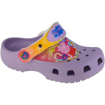 Scarpe Bambina Pantofole Crocs Classic Fun I am Peppa Pig T Clog Viola