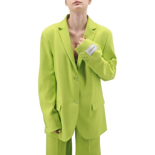 Abbigliamento Donna Giacche Hinnominate Giacca Oversize Con Etichetta Verde