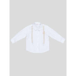 Abbigliamento Bambino Camicie maniche lunghe Le Bebé  Bianco